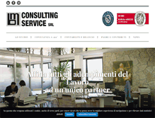 Tablet Screenshot of bmconsultingservice.it